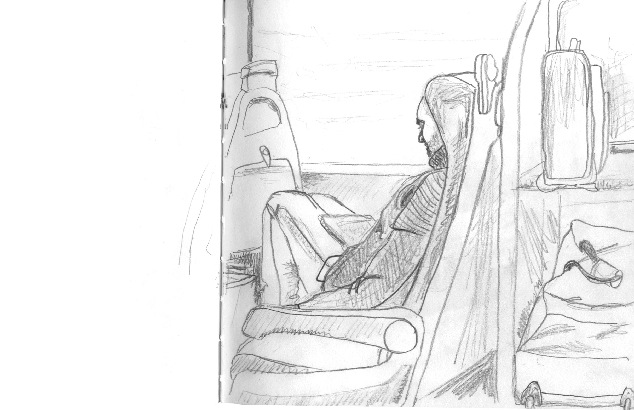 sketch of commuter sketch people walking by ellen vesters illustrator ma childrens book illustration