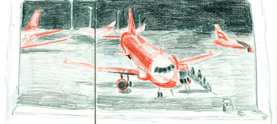early-sketch-plane-at-schiphol-airport