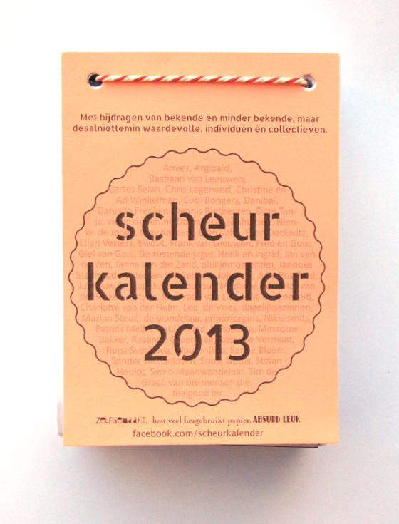 scheurkalender by sanne-bloem illustrations by ellen vesters illustrator graphic designer
